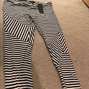 Topshop Striped Leggings Size 10